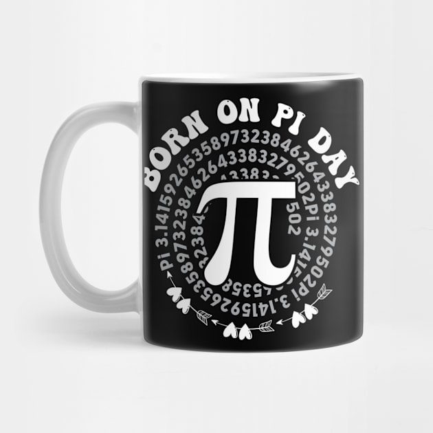 Born On Pi Day Happy Pi Day Birthday Gift Math Equations by sufian